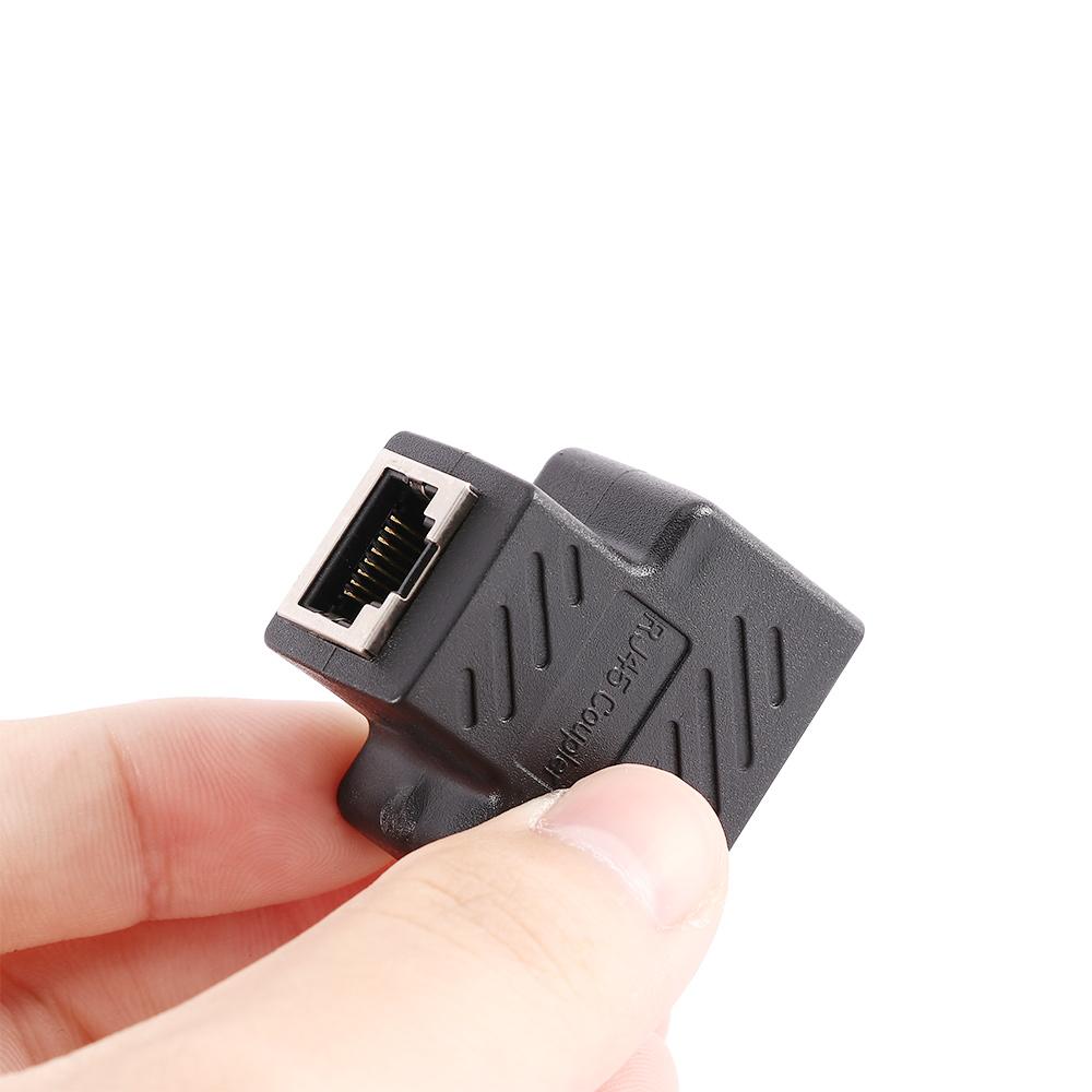 Network Cable Female Extender 1 To 2 Ways RJ45 Splitter Network Connector Adapters Coupler