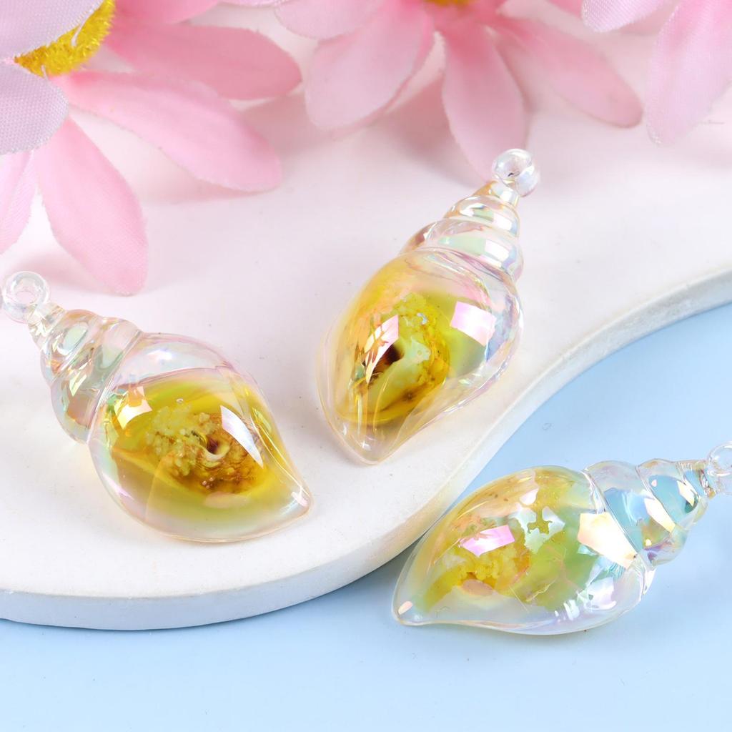 Acrylic Seashell Bag Pendant & Earrings DIY Kit