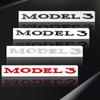 Autoaufkleber Tesla Auto Heckklappe Kofferraum Motorhaube Abziehbild ABS Emblem Logo Hinterer Aufkleber Für Tesla Model 3 Auto Plakette Außendekoration