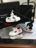 Cute Cartoon Embroidery Parent-Child White Shoes - Girls' and Boys' New Year's Style Versatile Sneakers for Spring 2026.