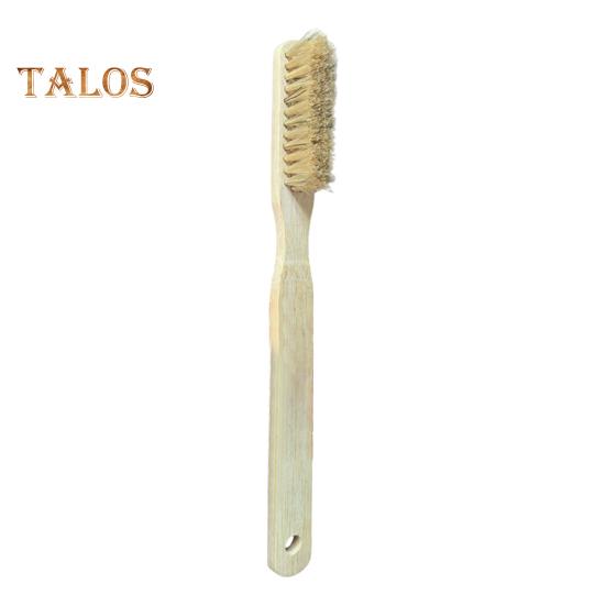 Dřevěný kartáč na lezení po skalách Ergonomická rukojeť Silné kančí štětiny Přenosný Vnitřní Venkovní Lezení Boulderingový kartáč Čisticí nástroj