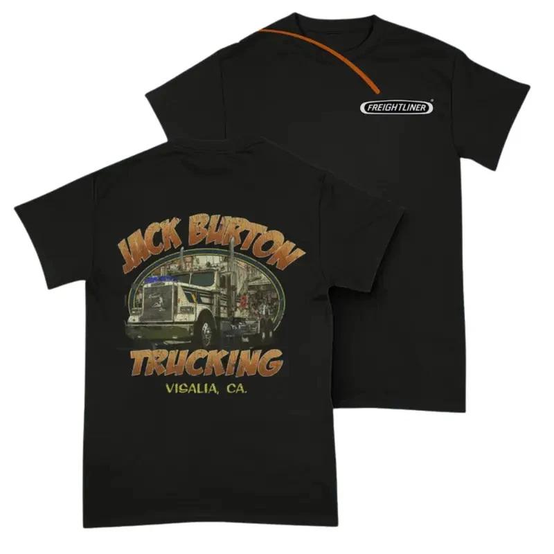 Jack Burton Trucking T-Shirt, Classic Freightliner Semi-Truck Gift For Dad Vinta M