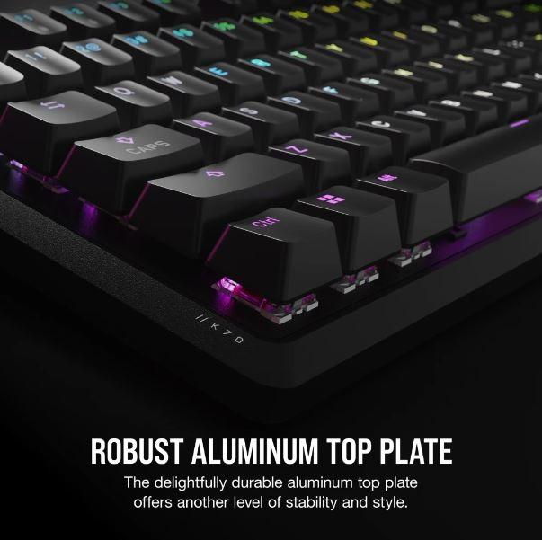 K70 Core RGB Optical-Mechanical Keyboard Black