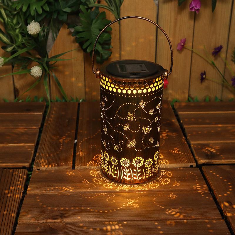 

1 шт. Колибри элемент Солнечный фонарь, подвесной солнечный свет женщины мужчины подарок металлический птица украшение светодиодный фонарь для двора bee