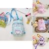 Adorable Cartoon Bunny Toddler Backpack Ultra Lightweight Pu Material Cute Print Design