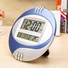ELEG-Affichage de la température Horloge Murale Électronique Numérique LCD Moderne Calendrier LED Support Montre Silencieux pour Décoration de Maison Bureau