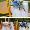 Wedding Chair Back Artificial Flower Arrangement for Wedding Reception Wedding Ceremony Engagement Decors
