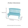 Realistic Miniature Park Chair For Doll House Garden Decoration Model Furniture For Collector And Model Enthusiasts