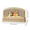 Lighted Christmas Snow Globe Tabletop Ornament Music Box Decorative Xmas Decor