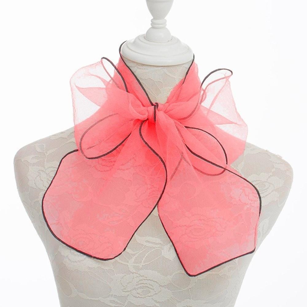 Thin Head Scarf Versatile Silk Scarf Long Silk Towel Fashion Hijab Scarf Women's