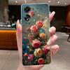 Case For OPPO A78 4G 5G A98 F23 A1X Flower Butterfly Phone Cases For Oppo A98 Soft Silicone Capa Transparent TPU Jelly Cover