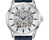 BULOVA Sutton Classic Automatic 40MM Stříbrný ciferník Kůže Pánské hodinky 96A330