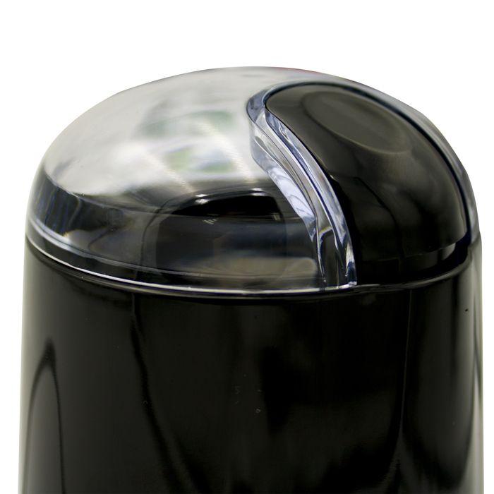 Moulin À Café Électrique, Graines Et Noix, Double Lame Acier, Broyage 40 G/min MPM MMK-07/C 140W Noir 14582