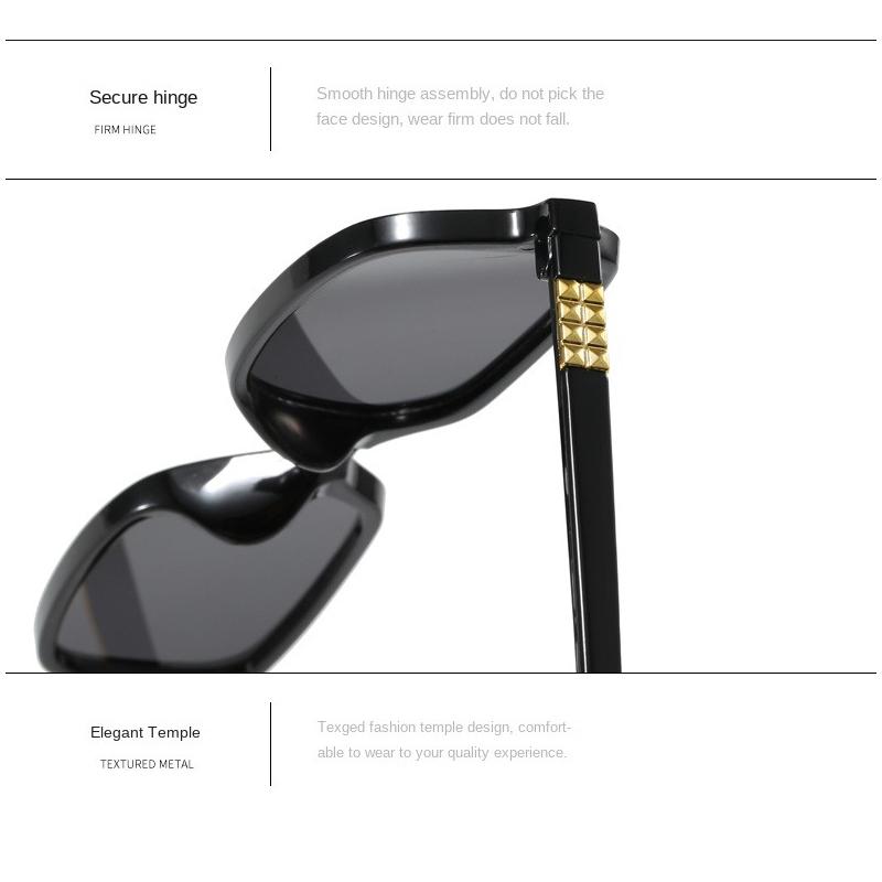 Fashion Retro Rectangle Small Frame Sunglasses For Men And Women Unisex Brown UV Protective Shades