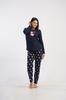 Women's Cotton Pajama Long Pants and Sleeve Comfortable L Vienetta Warm