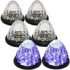 Customize Truck Marker Lamps LED Side Marker 16 LED 24V Clear Lens Purple 6-Pack (Custom Color)