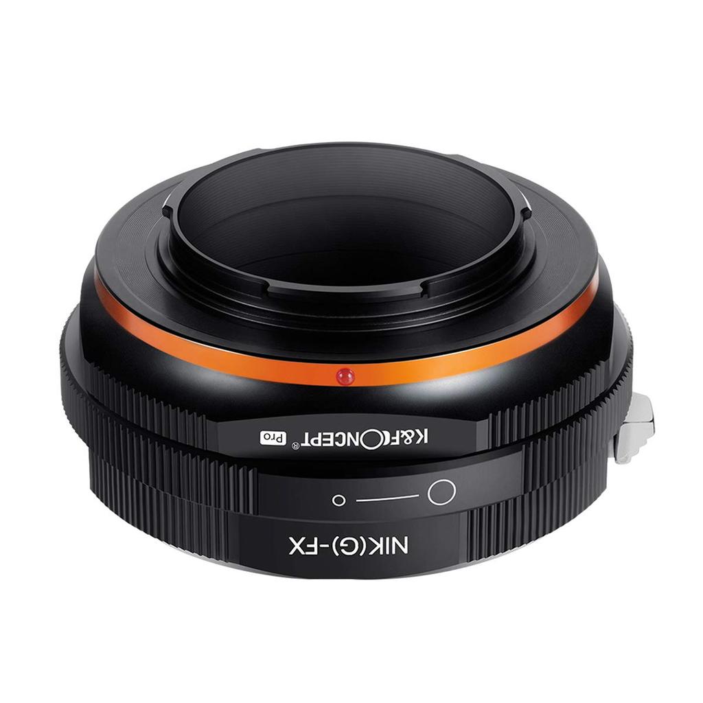 Concept P Series Lens Mount Adapter Lenses To Fujifilm with Aperture Ring K&F KF-NGX.P (Nikon F-Mount (G-Type Compatible) X-Mount)
