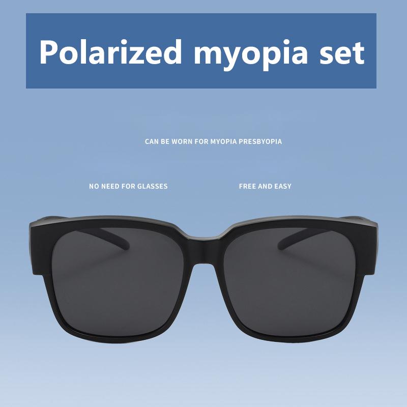 Neue Mode Polarisierte Sonnenbrille Abdeckung Über Myopie Brillen Tragbare Männer Frauen Vintage Angeln Fahren Brillen