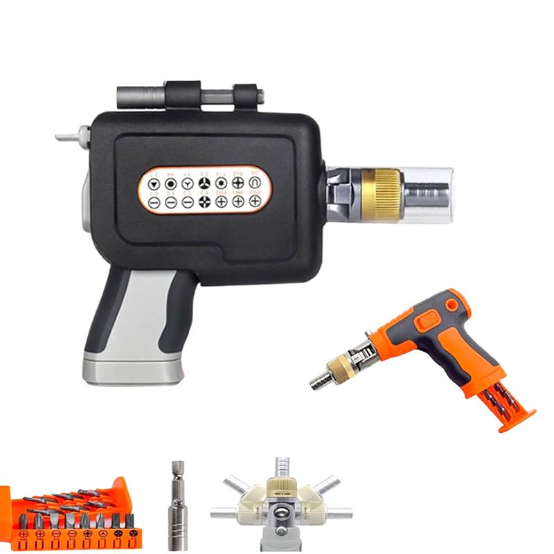 16 in 1 Verstellbarer Ratschenschraubendrehersatz Magnetische Nussdreherwerkzeuge Multifunktionale Elektronikreparatur Hand-Schraubwerkzeuge