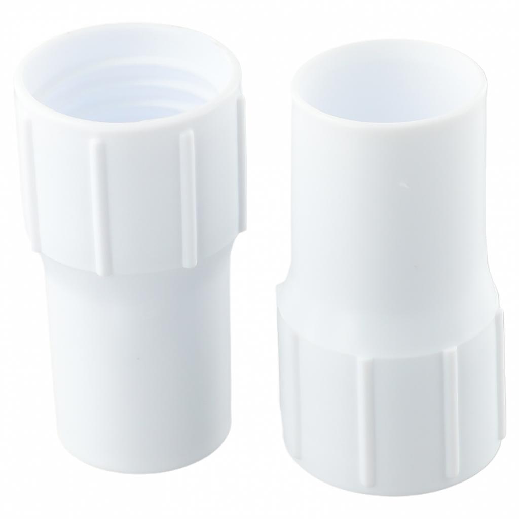 Tuyau d'aspirateur fileté 38 mm 2 pièces Manchon d'extrémité Haute Qualité