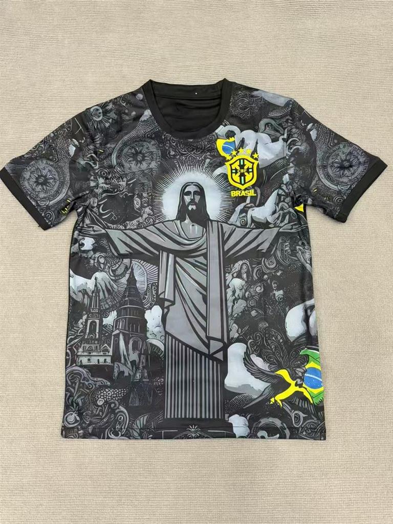 2025-26 Brazília Nemzeti Csapat Mérkőzés Előtti Meze - Különleges Kiadás Klasszikus Futball Szett