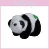Chaveiro de Panda de Pelúcia Doce com Detalhe de Trevo da Sorte e Acento de Pelo de Visão Macio