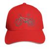 Bicycle (Greyscale) Baseball Cap Custom Hat Unisex Hat Trucker Cap Cosplay For Women  Unisexs