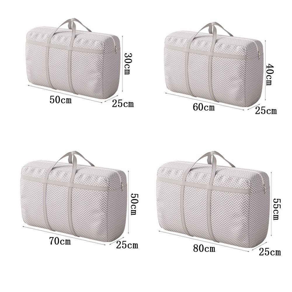 New Multifunctional Duffle Bag with Handle Foldable Quilt Storage Bag Dust-Proof Large Capacity Clothes Storage Bins for Home