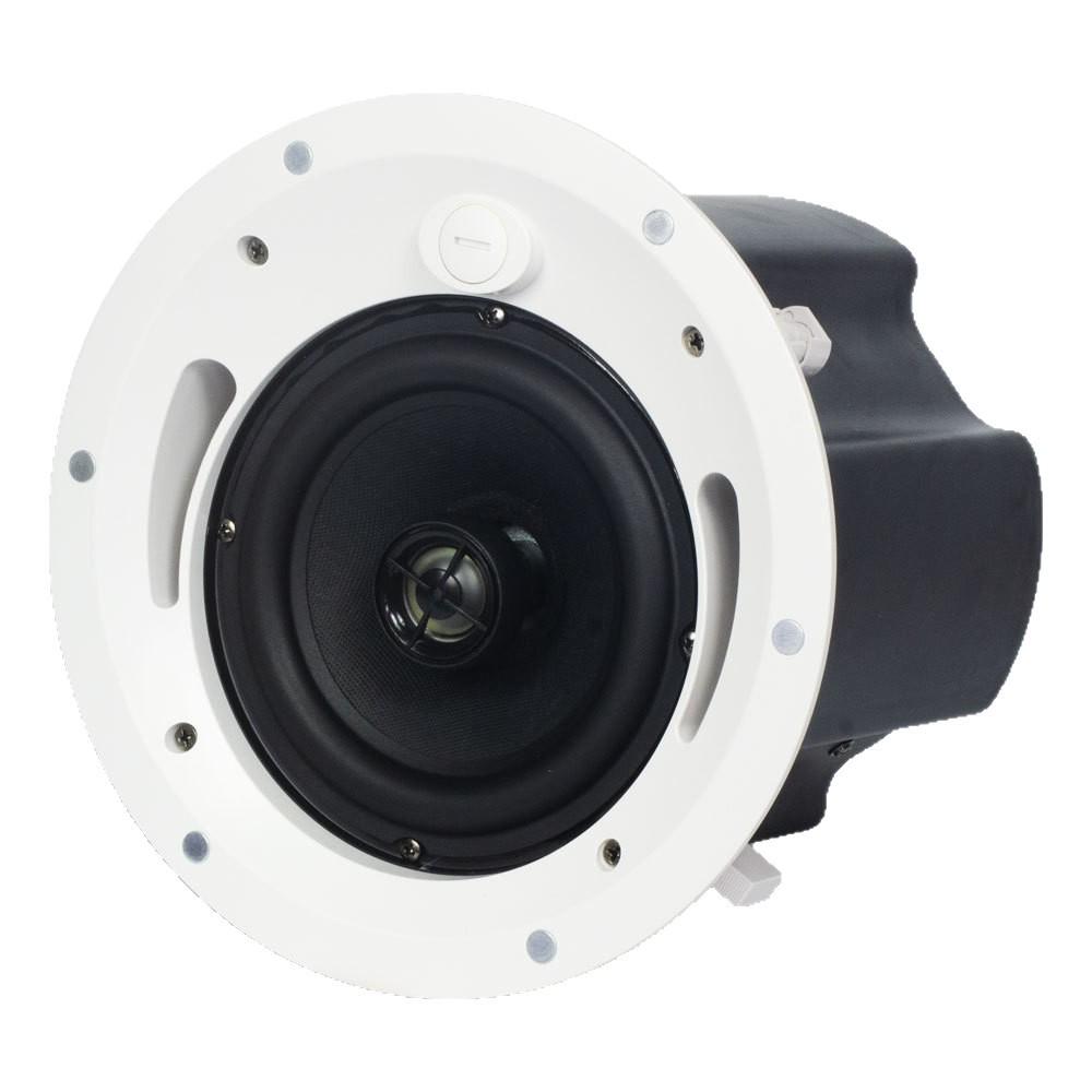 6.5-Inch Iron Fixed-Resistance Ceiling Speaker with Self-Suction Mesh Cover for Home Theater