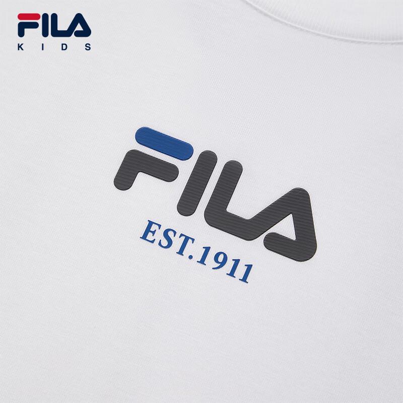 Fila Junior Boys' Long-Sleeve Crewneck T-Shirt