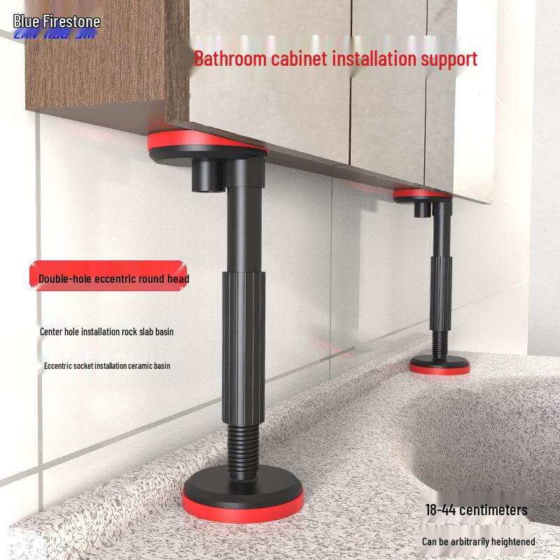 Adjustable Bathroom Toilet Cabinet Support Rod Tool