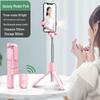 CrossR1/R1S Selfie Stick with Anti-Shake, Bluetooth, Fill Light, and Live Streaming Stand