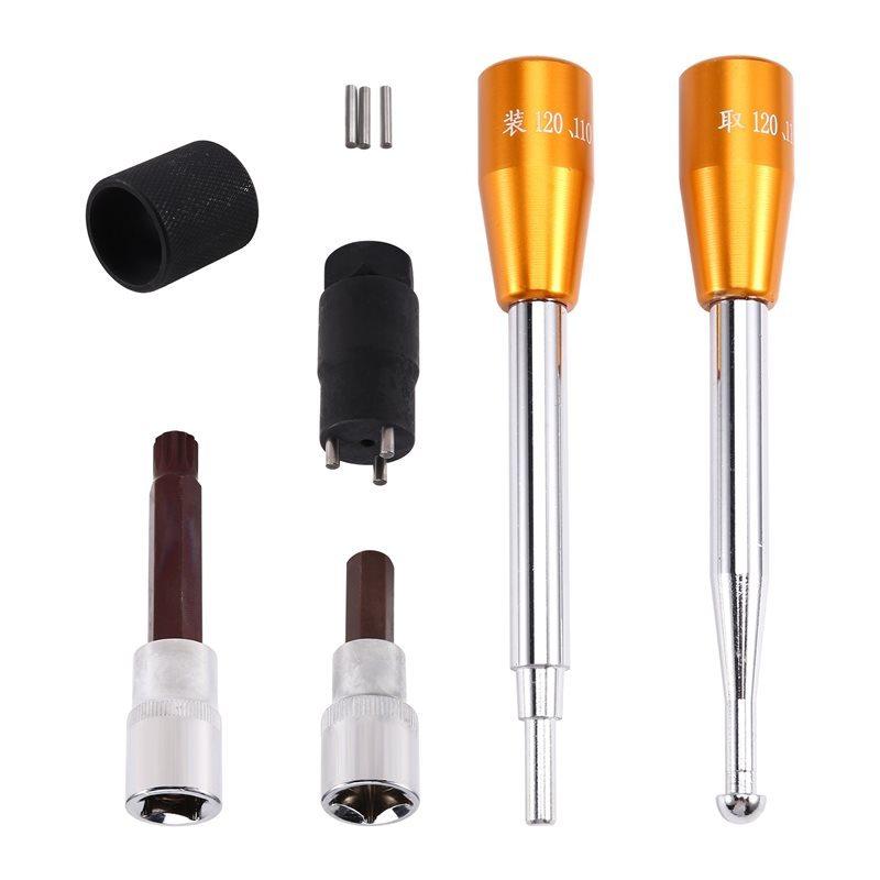 Powerful For Diesel Common Rail Injector Nozzle Disassemble Tool Kit Nut Sealing Ring Removal Tool