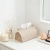 Family-Size Woven Tissue Storage Box, Minimalist Stylish Tissue Holder, Decorative Organizer for Office & Home