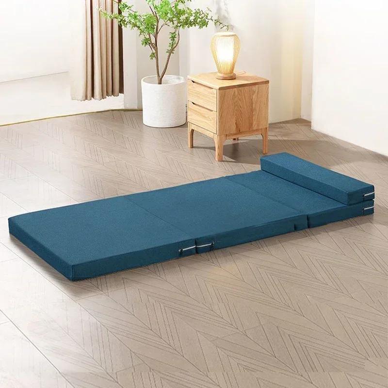 Portable Single Memory Foam Folding Mattresses Soft Tatami Yoga Mat for Sleeping on The Floor Office Workers Lunch Break Lazy
