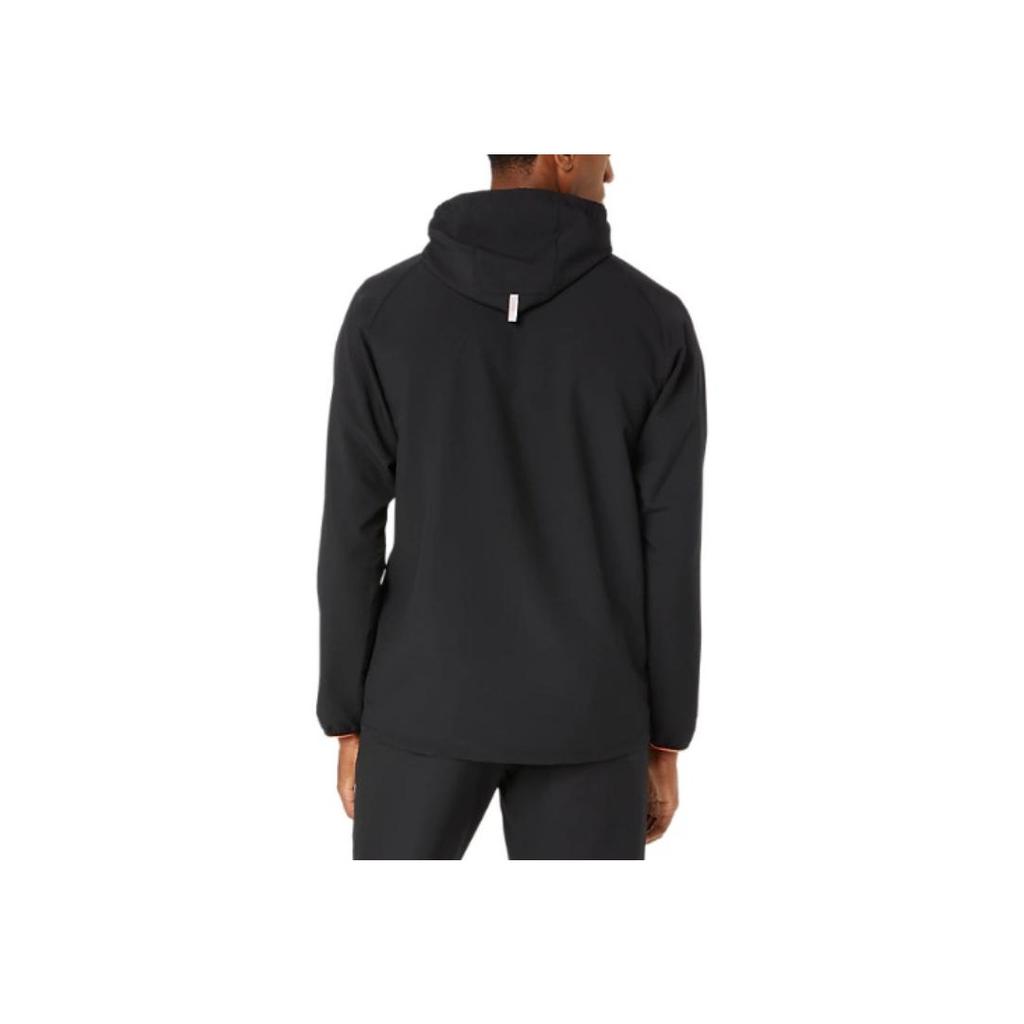 Asics Chaqueta con Capucha y Cremallera con Estampado para Hombre Ropa Exterior Negro 2031E534-001