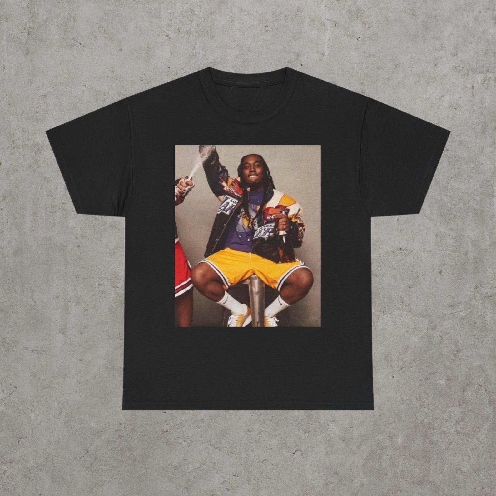 Atlanta Rap Legend Tee Vintage migo Streetwear Graphic Shirt Unisex Hip Hop Fashion TAKEOFF M