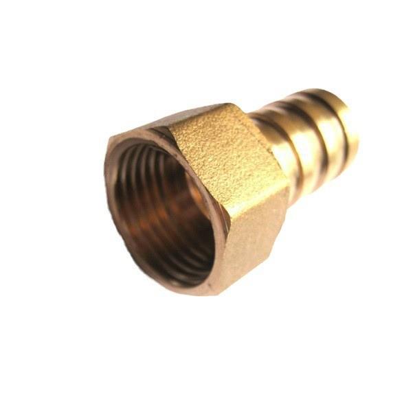 4-Minute Inner Thread Copper Fitting & Metal Butt Joint with Plastic Barb for Water Pipe