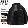 JEEP SPIRIT Men's Winter Stand Collar Puffer Jacket