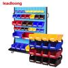 Plastic Stackable Storage Bins Screw Storage Boxes Stackable Bin Parts Organizer Garage Storage Bins (9pcs)