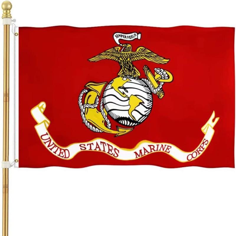 Marine United States Corps Eagle Pattern Military Flag Outdoor Decoration Gift