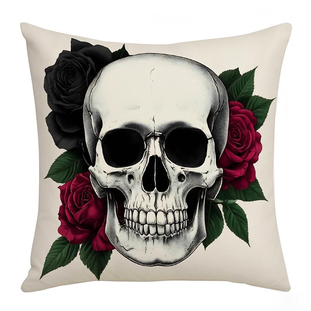Festive Party Sofa Cushion Halloween Ornament Home Living Room Sofa Pillow Cover Premium Durable Quality Useful 45 * 45 (excluding core)