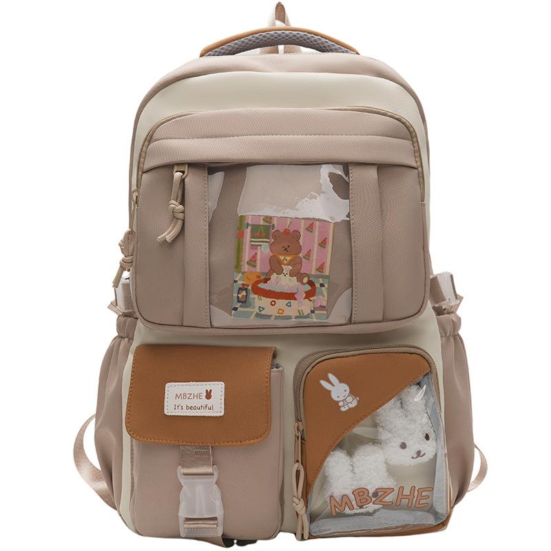 Versatile Large Capacity Computer Backpack  Junior High School Travel Bag Senior High School Backpack