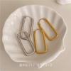 2025 Trendy Metal Hoop Earrings: Stylish, Chic Street Snap for Women