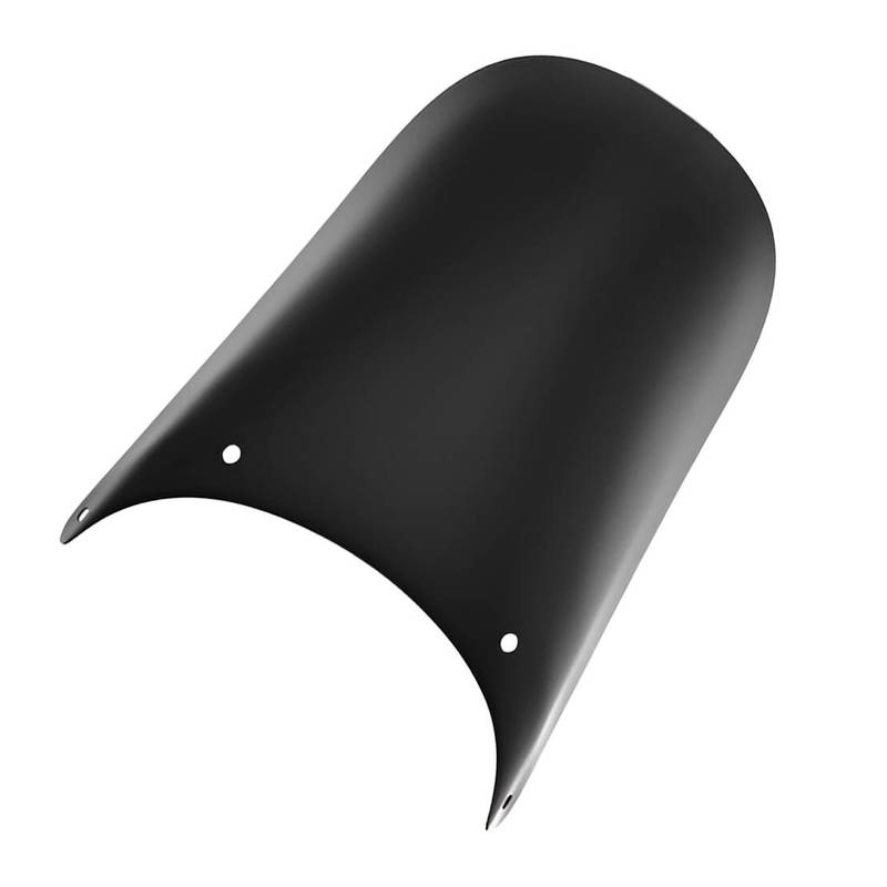 Motorcycle Front Rear Extension Fender Wheel Splash Mud Guard Extender 22.5x17cm Black PP Plastic