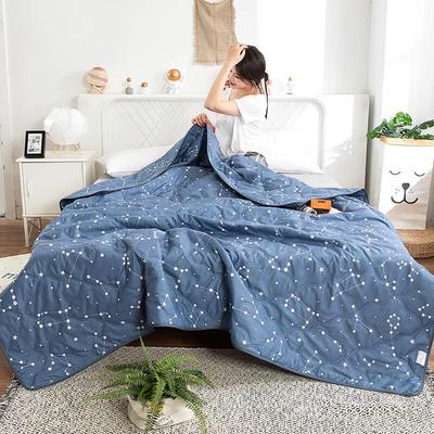 Constellation Brushed Printed Summer Quilt