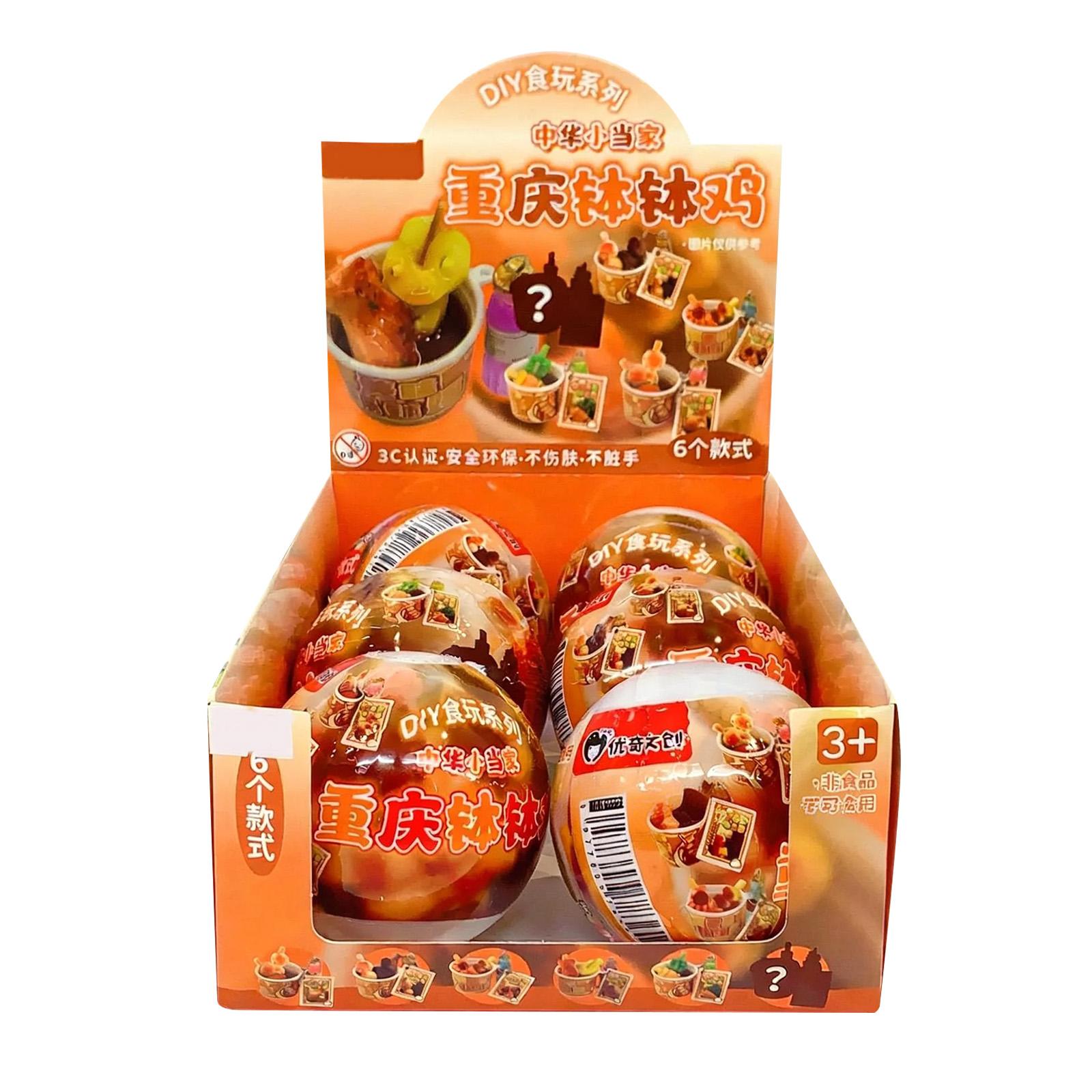 

Набір Food Toy своїми руками - Повні 6 стилів із прихованою версією, Аксесуари-брелоки | Не набір для рукоділля, для колекціонування, Звичайне DIY-задоволення | Ідеальний предмет для хобі One Size