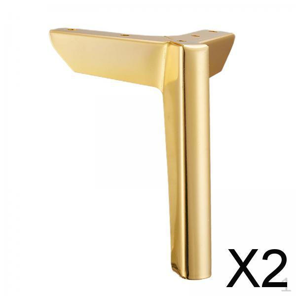 2xFurniture Sofa Legs, Corner Furniture Feets, Accessories Triangle Metal