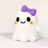 Ghost Squeeze Toys Halloween Bow Toy Stress Relief Cartoon Sensory Decompression Toy Soft Stretchy Party Favors for Adults Kids Anxiety