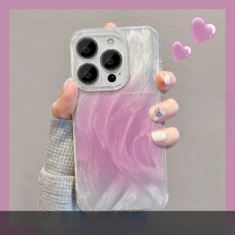 

Подходит для чехла для мобильного телефона Apple 15PM IPhone 14 Размазанный градиентный цвет Кронштейн 13 Большое отверстие Противоударный 12 Высококачественная перьевая пряжа iPhone SE (2nd Generation)